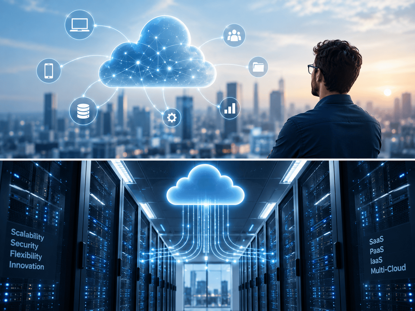 Infraestructura y funcionamiento del cloud computing
